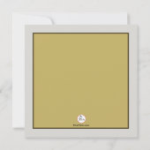 マザー ベイビー キリン - ベイビー シャワーの招待状 招待状 (裏面)