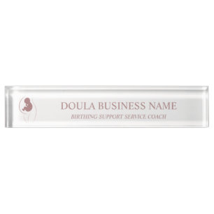 マザー・ベイビー・ドゥーラ ブランディング デスクネームプレート
