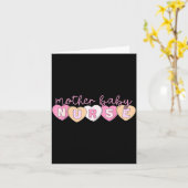 マザー ベイビー ナース ハーツ バレンタイン 産科 Stpartum カード (黄色い花)