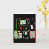 マザー ベビー ナース クリスマス スタンプ 産後 マタニティ カード (黄色い花)