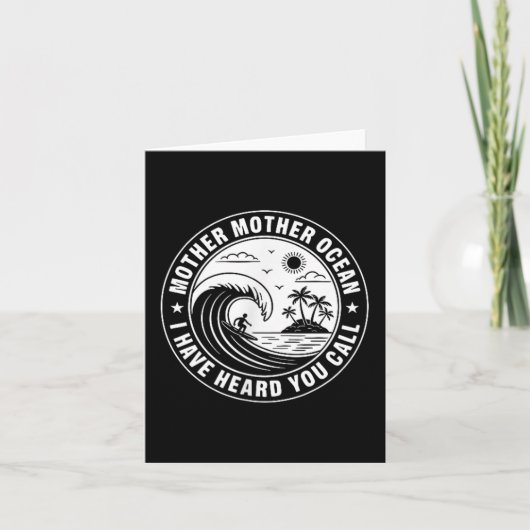 マザー・マザー・オーシャン 私はあなたが呼ぶ声を聞いた 2面 カード (正面)