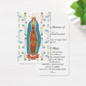 マザ賛美ーAve Mariaインメモリ祈りの言葉カード (デスク)