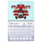 マシおもしろいン2016クールカレンダーデザイン カレンダー (2月 2026)