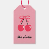 マシェリーさくらんぼギフトラベル ギフトタグ (正面)