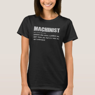 マシニスト定義CNCマシニストGコード3Dプリント Tシャツ