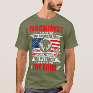 マシニスト米国旗マシニストTギフト Tシャツ