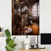 マシニスト – 工業用ドリルプレス ポスター (ホームオフィス)