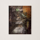 マシニスト – 旋盤 – 長い旋盤 ジグソーパズル (縦)