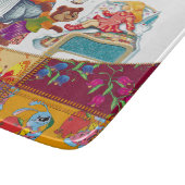 マシャとクマ3頭 カッティングボード (角)