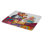 マシャとクマ3頭 カッティングボード (角)