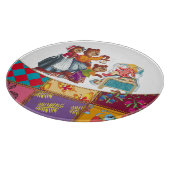 マシャとクマ3頭 カッティングボード (角)