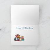 マシャとクマ3頭 カード (内部)