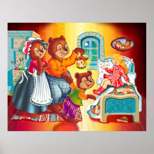 マシャとクマ3頭 ポスター (正面)