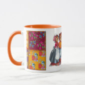 マシャとクマ3頭 マグカップ (左)