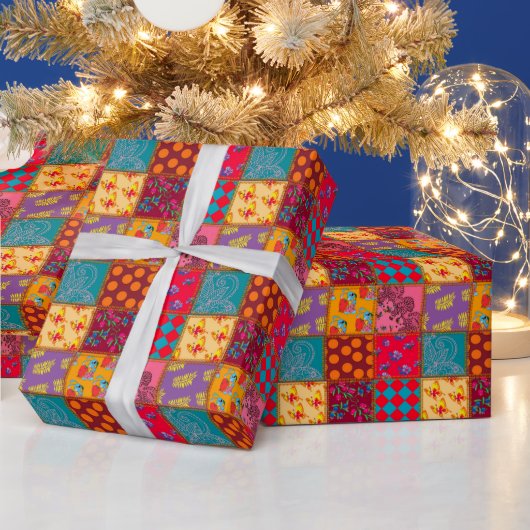 マシャとクマ3頭 ラッピングペーパー (クリスマス)