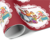 マシャとクマ3頭 ラッピングペーパー (ロールコーナー)