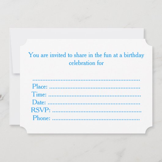 マシャとクマ3頭 招待状 (裏面)