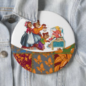 マシャとクマ3頭 缶バッジ (インサイチュ)