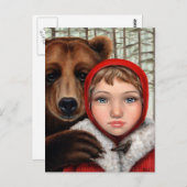 マシャとクマ ポストカード (正面/裏面)