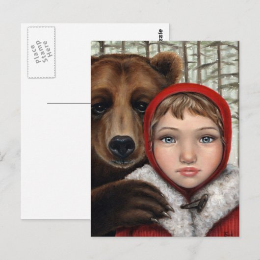 マシャとクマ ポストカード (正面/裏面)