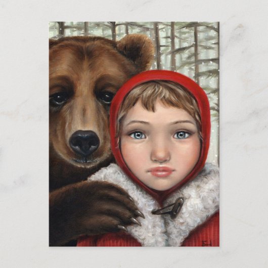 マシャとクマ ポストカード (正面)