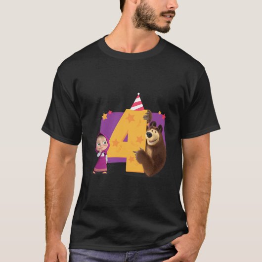 マシャとクマ Tシャツ (正面)
