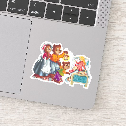 マシャと3クマ。動物の家族。 シール (詳細)