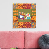 マシャと3匹のおとぎ話クマ キャンバスプリント (インサイチュ (リビング))