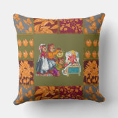 マシャと3匹のおとぎ話クマ クッション (裏面)