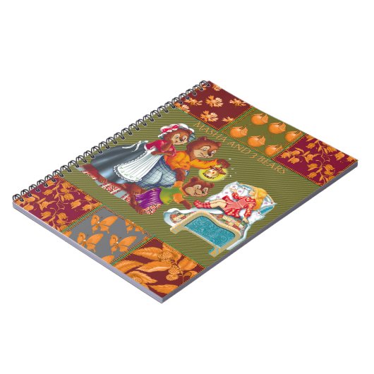 マシャと3匹のおとぎ話クマ ノートブック (左側)