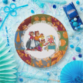 マシャと3匹のおとぎ話クマ ペーパープレート (パーティー)