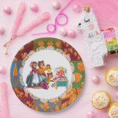 マシャと3匹のおとぎ話クマ ペーパープレート (パーティー)