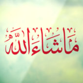 マシャッラー カーデカール ウィンドウサイン (シート3)