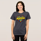 マシャラブ トライブレンドＴシャツ (正面全面)