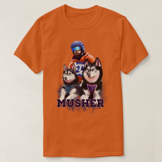 マシャードッグスリディングTシャツ Tシャツ (デザイン正面)