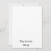 マシャ＆ベアの誕生日招待テーマ 招待状 (裏面)