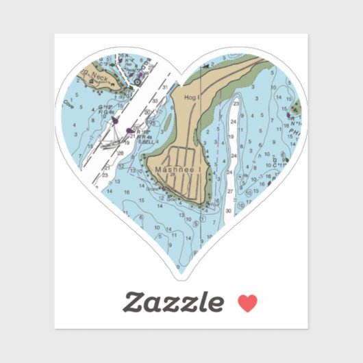 マシュニー島のMA航海のグラフ シール (シート)