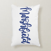 マシュフィールドの優美なスクリプト枕 アクセントクッション (正面(垂直))