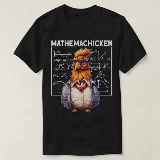 マシュマチカン数学チキン Tシャツ (デザイン正面)