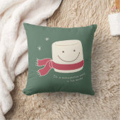 マシュマロおよびココアの休日の枕 クッション (ブランケット)