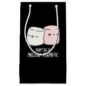 マシュマロでドラマチックなマシュマロなプンダークBGを許可しない スモールペーパーバッグ (正面)