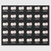 マシュマロでドラマチックなマシュマロなプンダークBGを許可しない ラッピングペーパー (フラット)