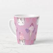 マシュマロのアイスクリーム カフェラテマグ (左アングル)