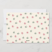 マシュマロのココアの休日の写真カード シーズンカード (裏面)