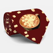 マシュマロのネックタイ付ホットチョコレート ネクタイ (ロール)