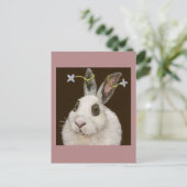 マシュマロのバニー・ポストカード ポストカード (スタンド正面)