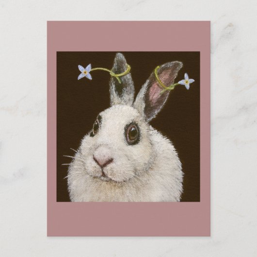 マシュマロのバニー・ポストカード ポストカード (正面)