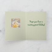 マシュマロの休日カードを焼いているアライグマ シーズンカード (内部)