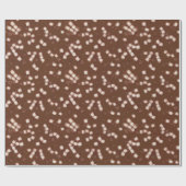 マシュマロの雪だるまの包装紙 ラッピングペーパー (フラット)