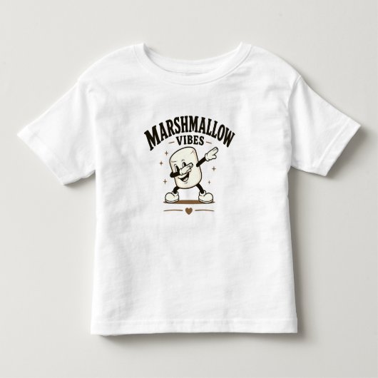 マシュマロの雰囲気 トドラーTシャツ (正面)